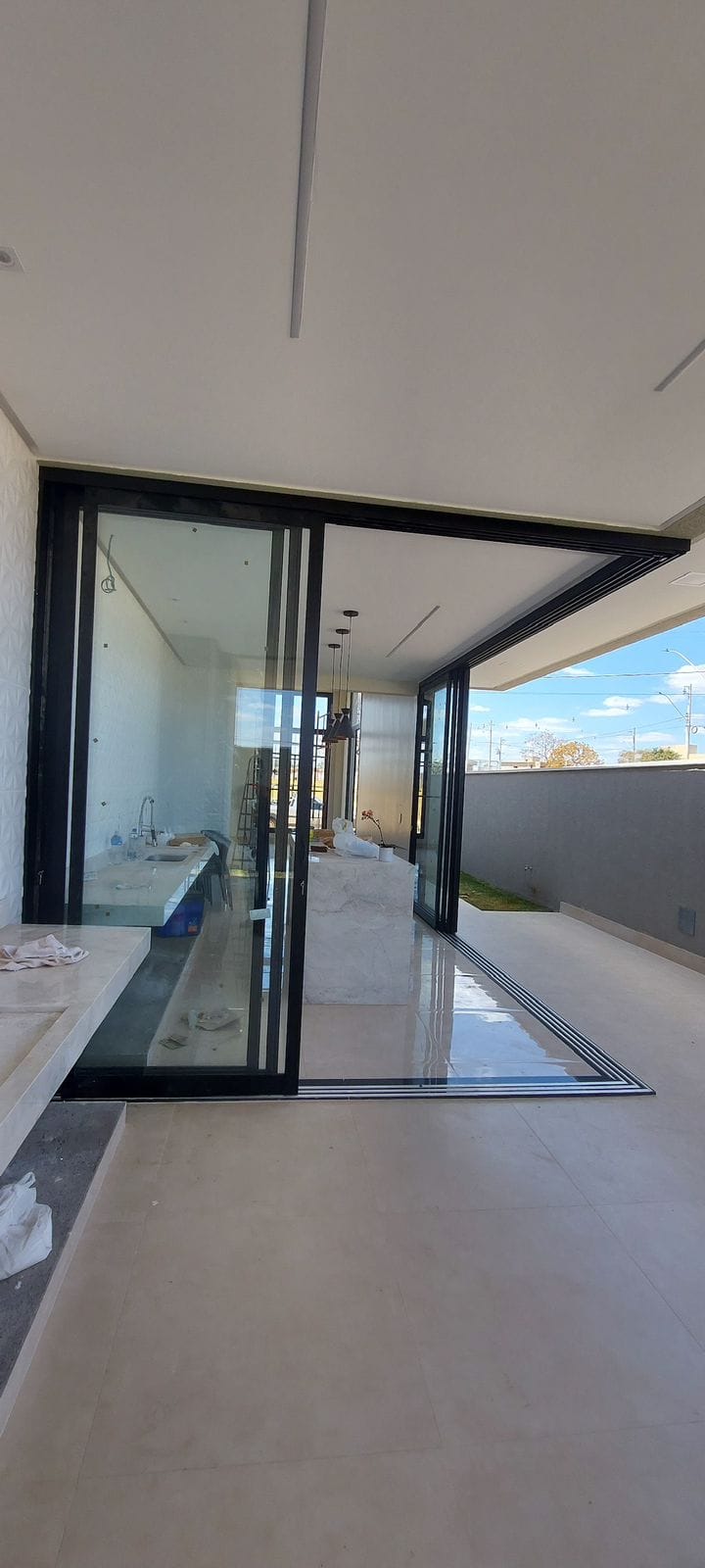Obra realizada pela Vidroart
