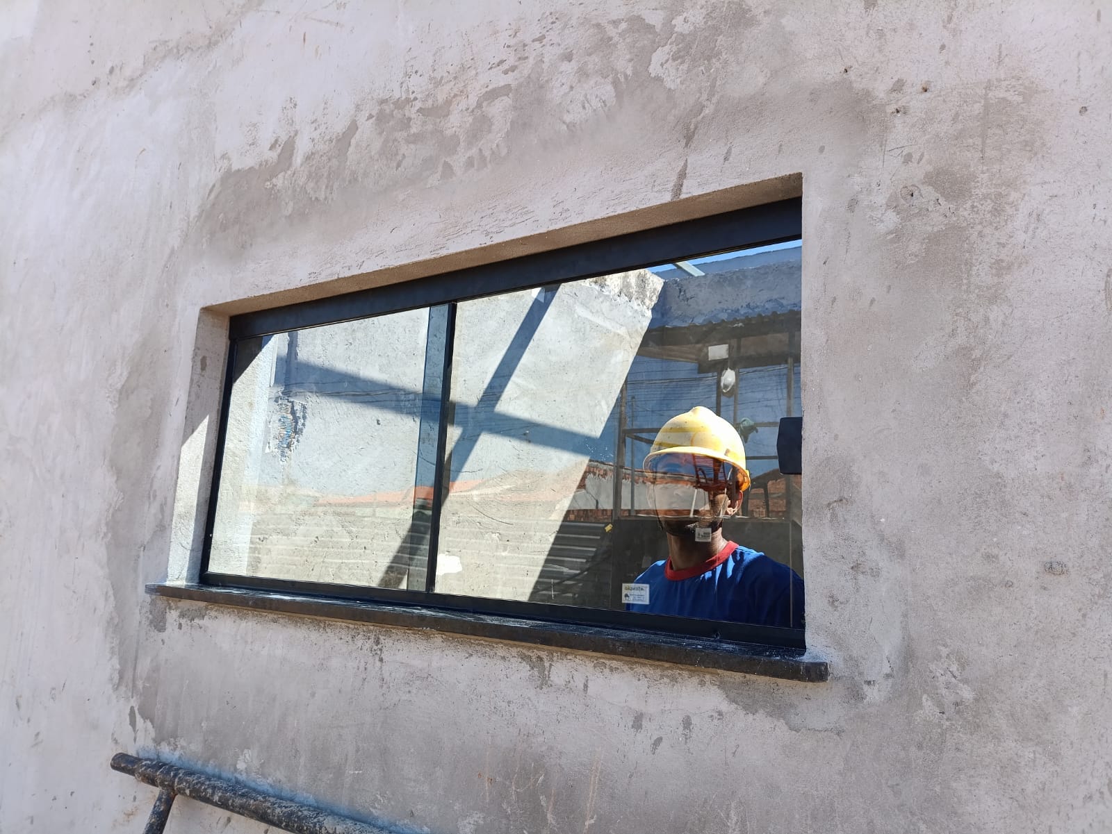 Obra realizada pela Vidroart