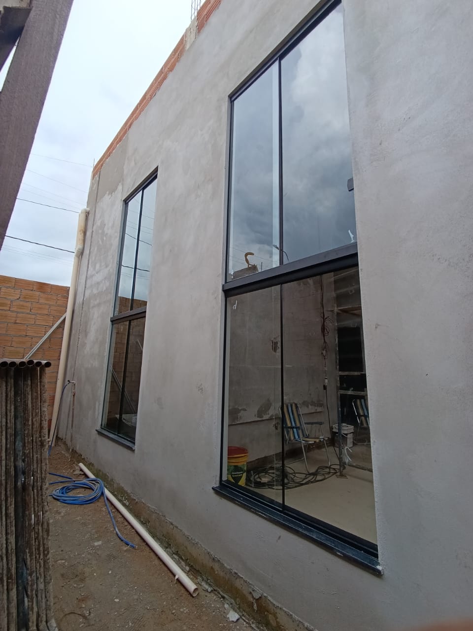 Obra realizada pela Vidroart